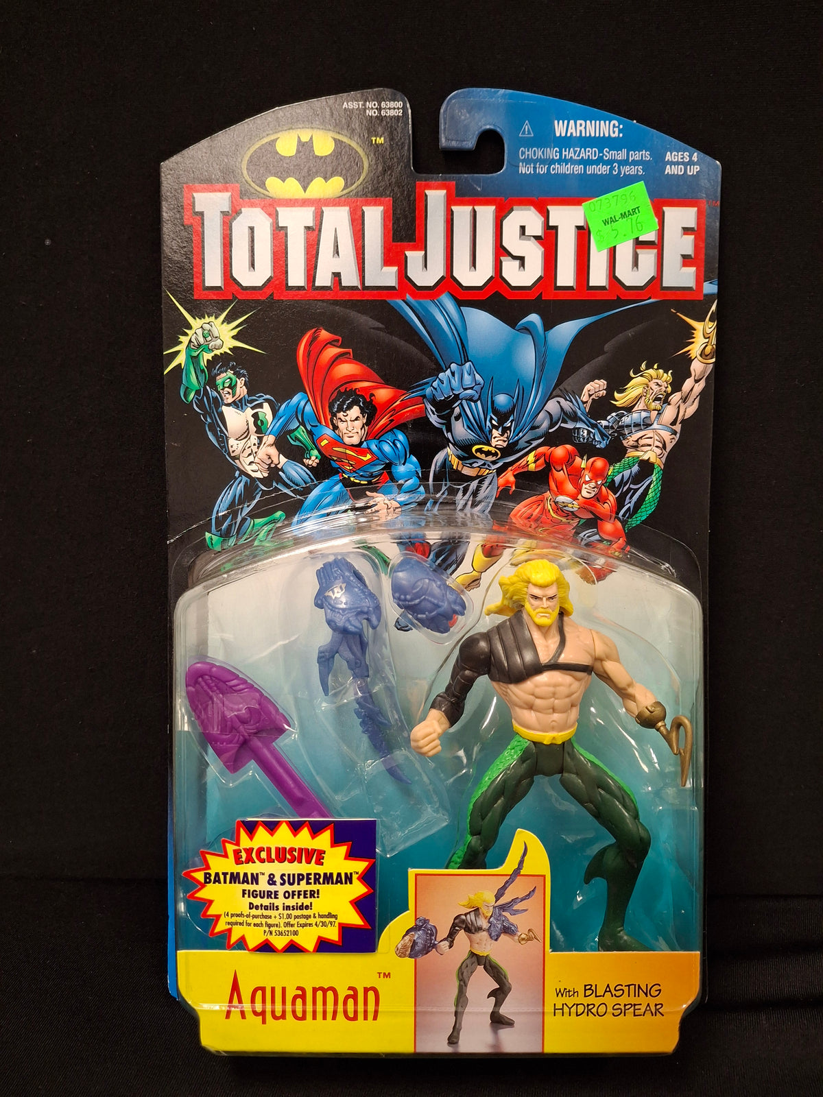 DC COMICS TOTAL JUSTICE - AQUAMAN - KENNER  - 1996 JJ0210JW