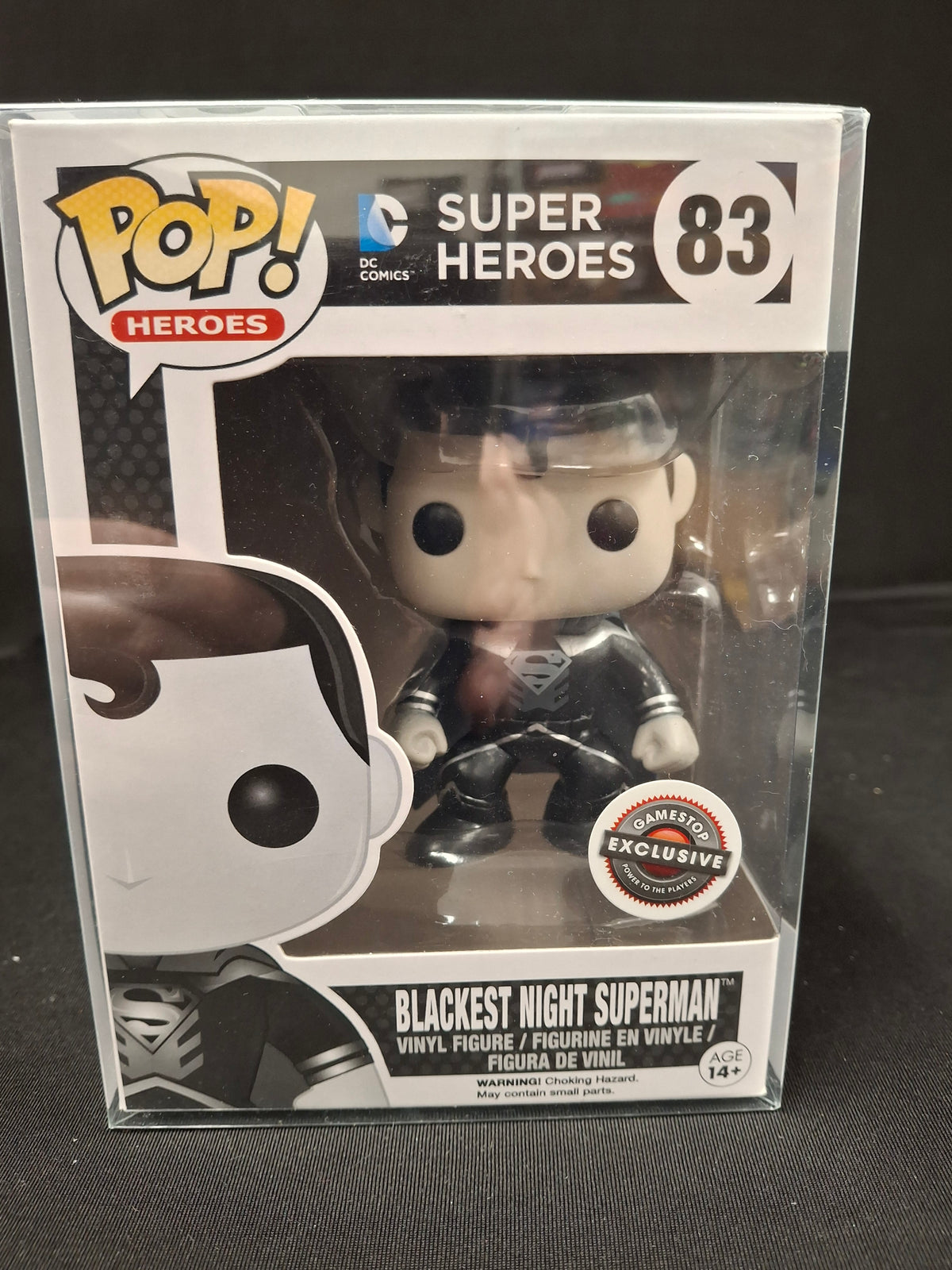 Funko Pop! Heroes: DC - Blackest Night Superman #83 (GameStop Exclusive)