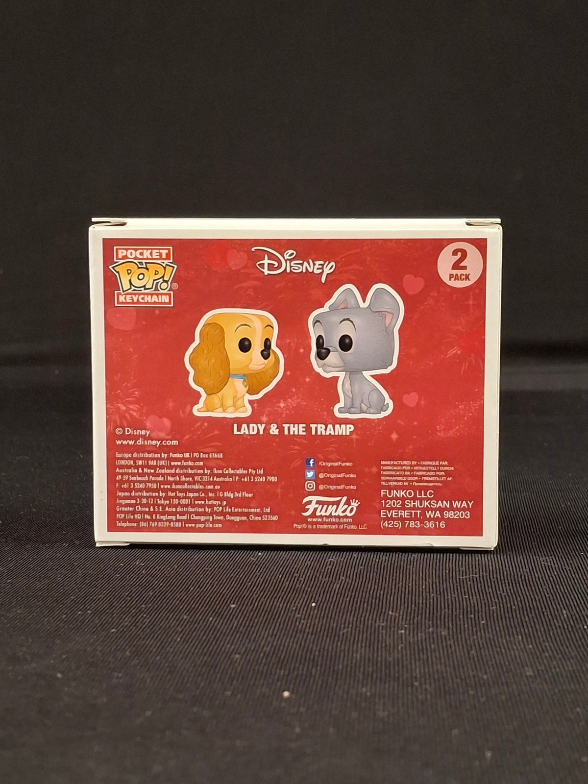 Pocket Pop Keychain - Lady & The Tramp (Disney Exclusive)