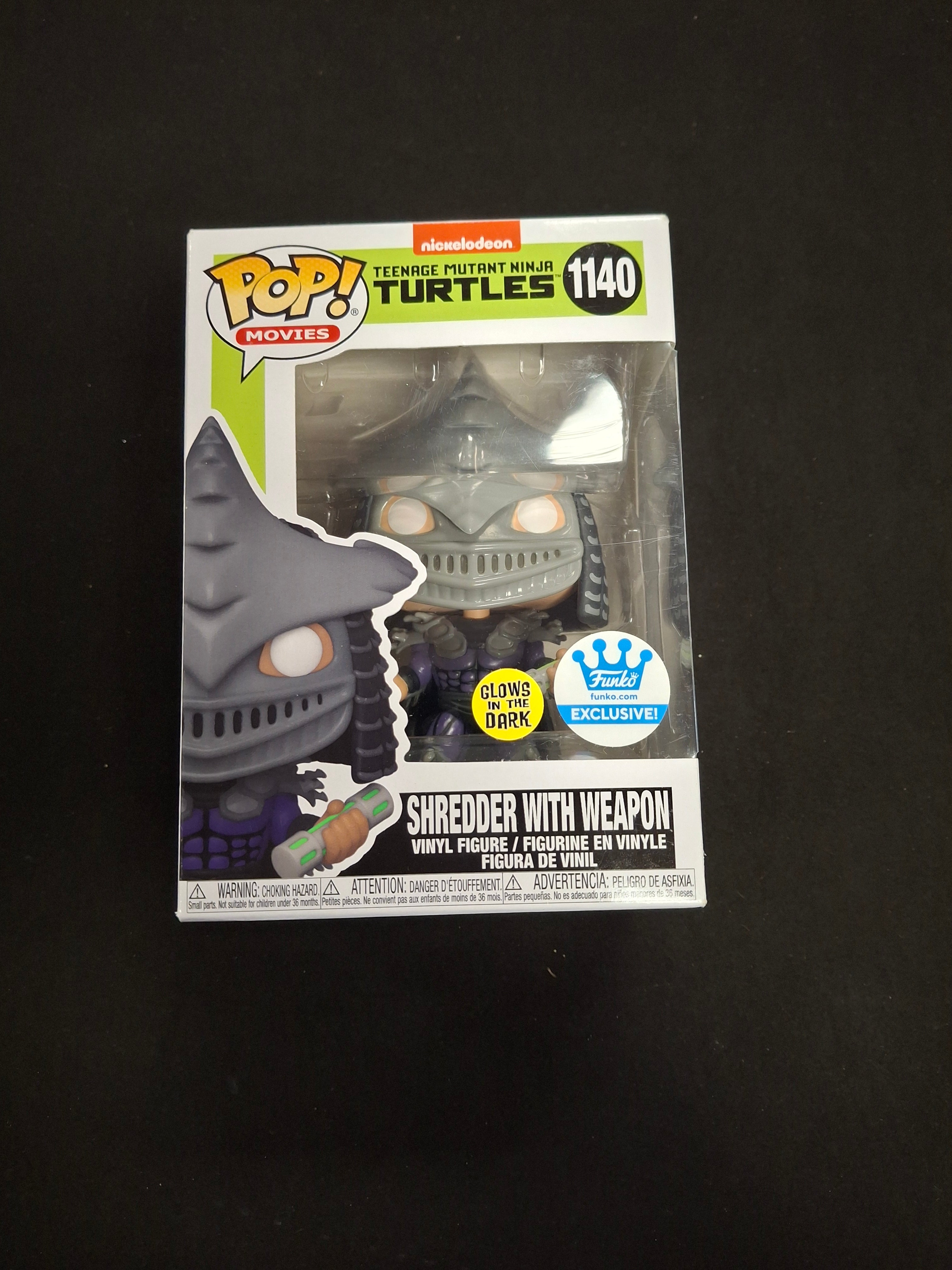 TMNT - Shredder With Weapon (Glow in the Dark) (Funko Exclusive)