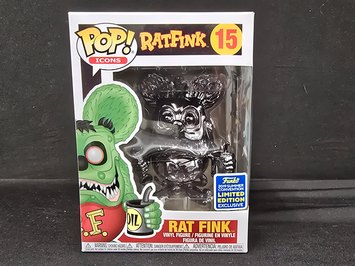 Rat Fink (2019 Summer Convention Limited Edition Exclusive) (Grey Chrome)