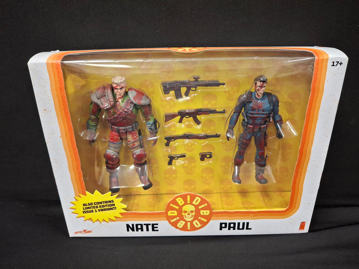 DIE! DIE! DIE! Nate & Paul STEALTH Bloody Action Figure Set Skybound Image,A-03