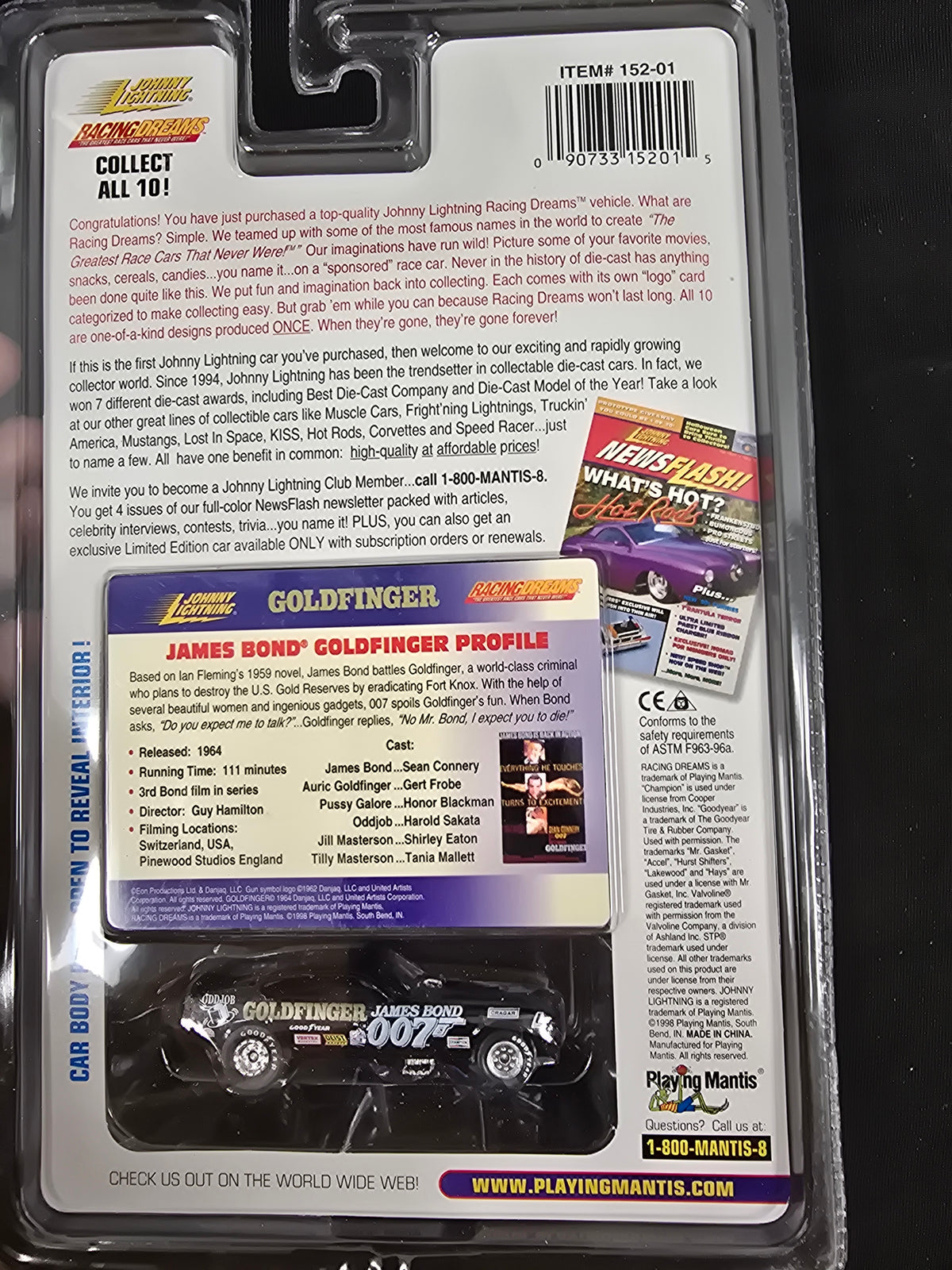 Johnny Lightning Racing Dreams - James Bond 007 Goldfinger