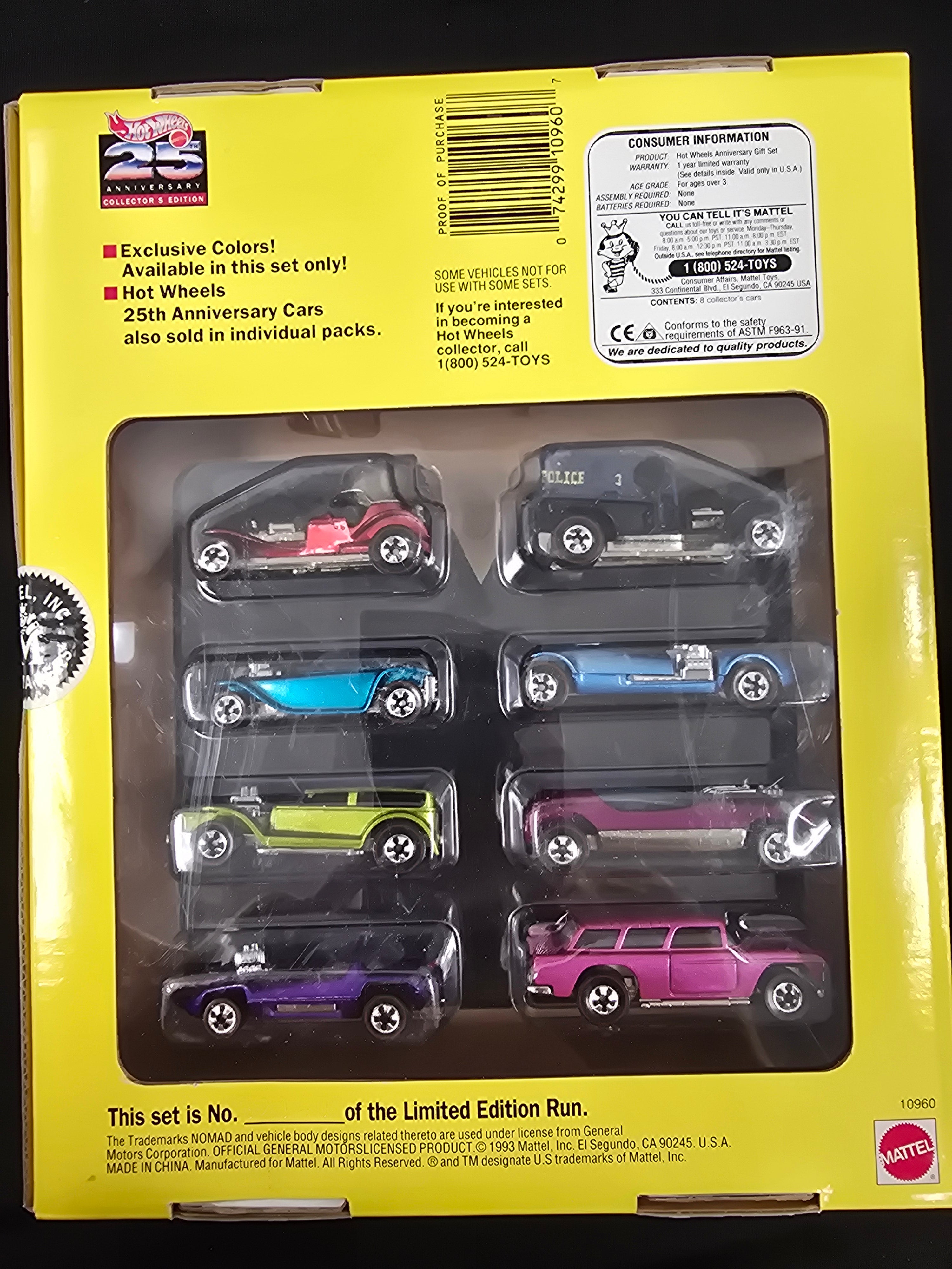 Hot Wheels 25th Anniversary Collector's Edition