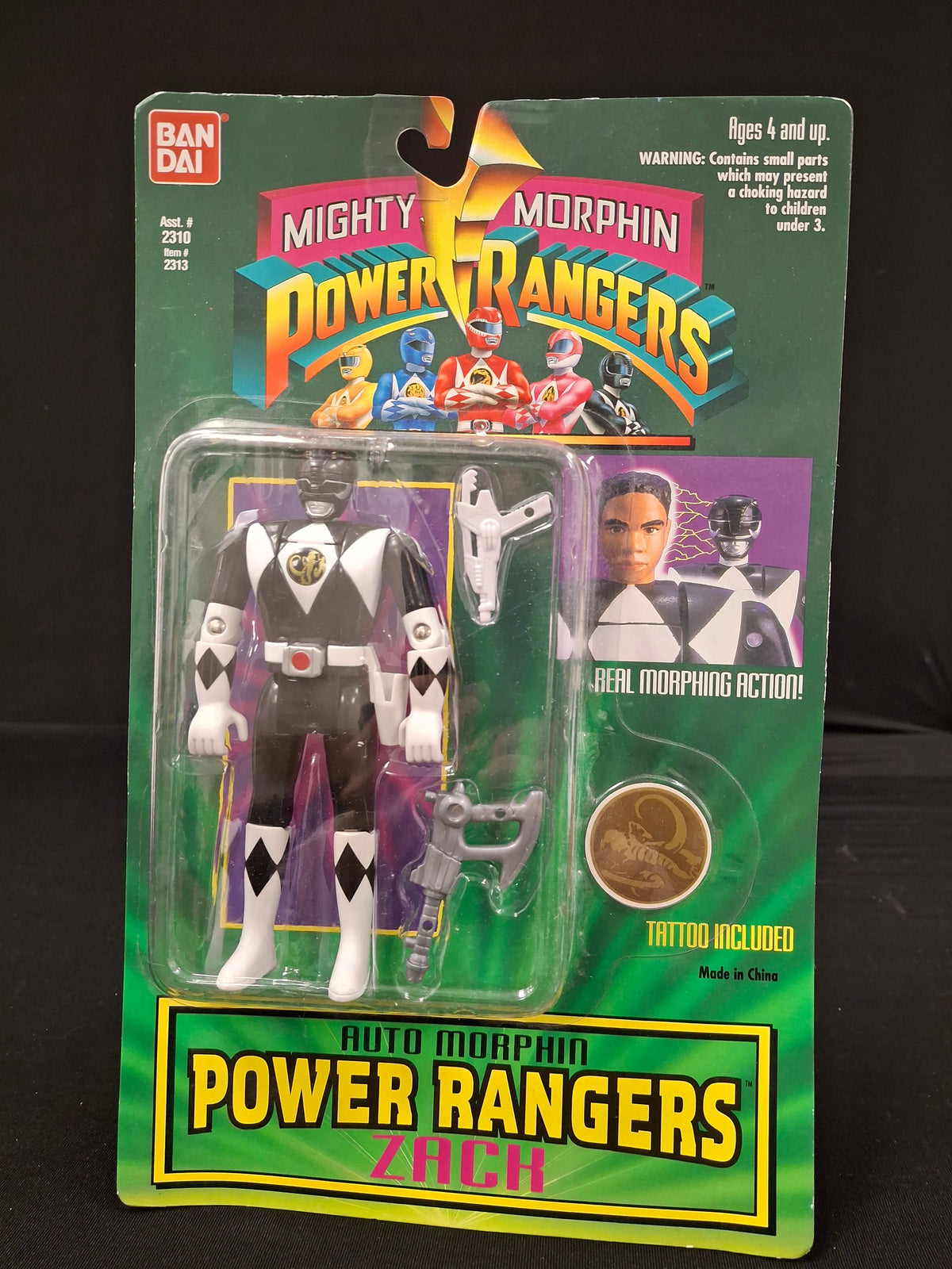 Mighty Morphin Power Rangers - Auto Morphin Power Rangers Zach