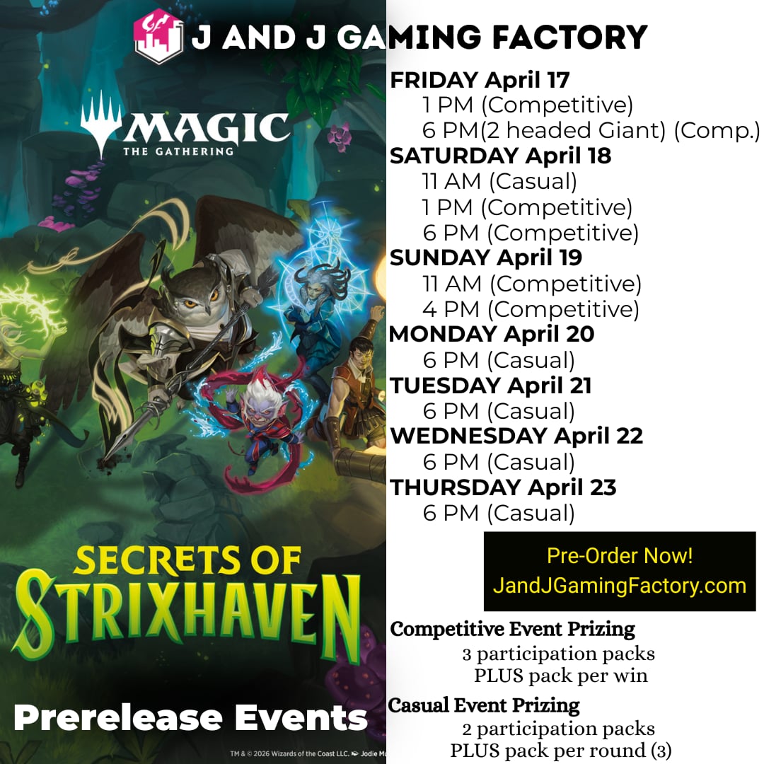 Secrets of Strixhaven Prerelease Event