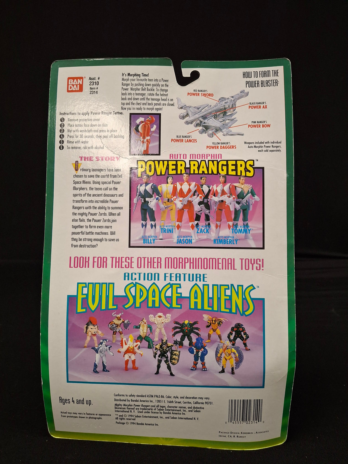 Mighty Morphin Power Rangers - Auto Morphin Power Rangers Trini