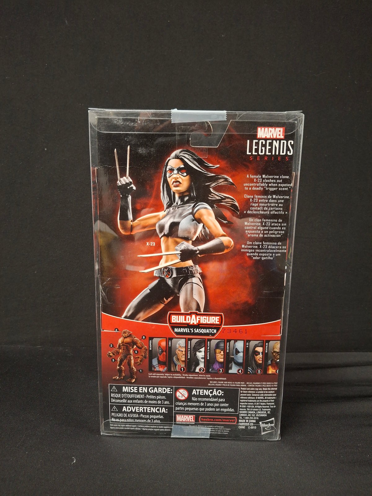 Marvel Legends Series: Deadpool, x-23, Build a Figure Marvels Sasquatch