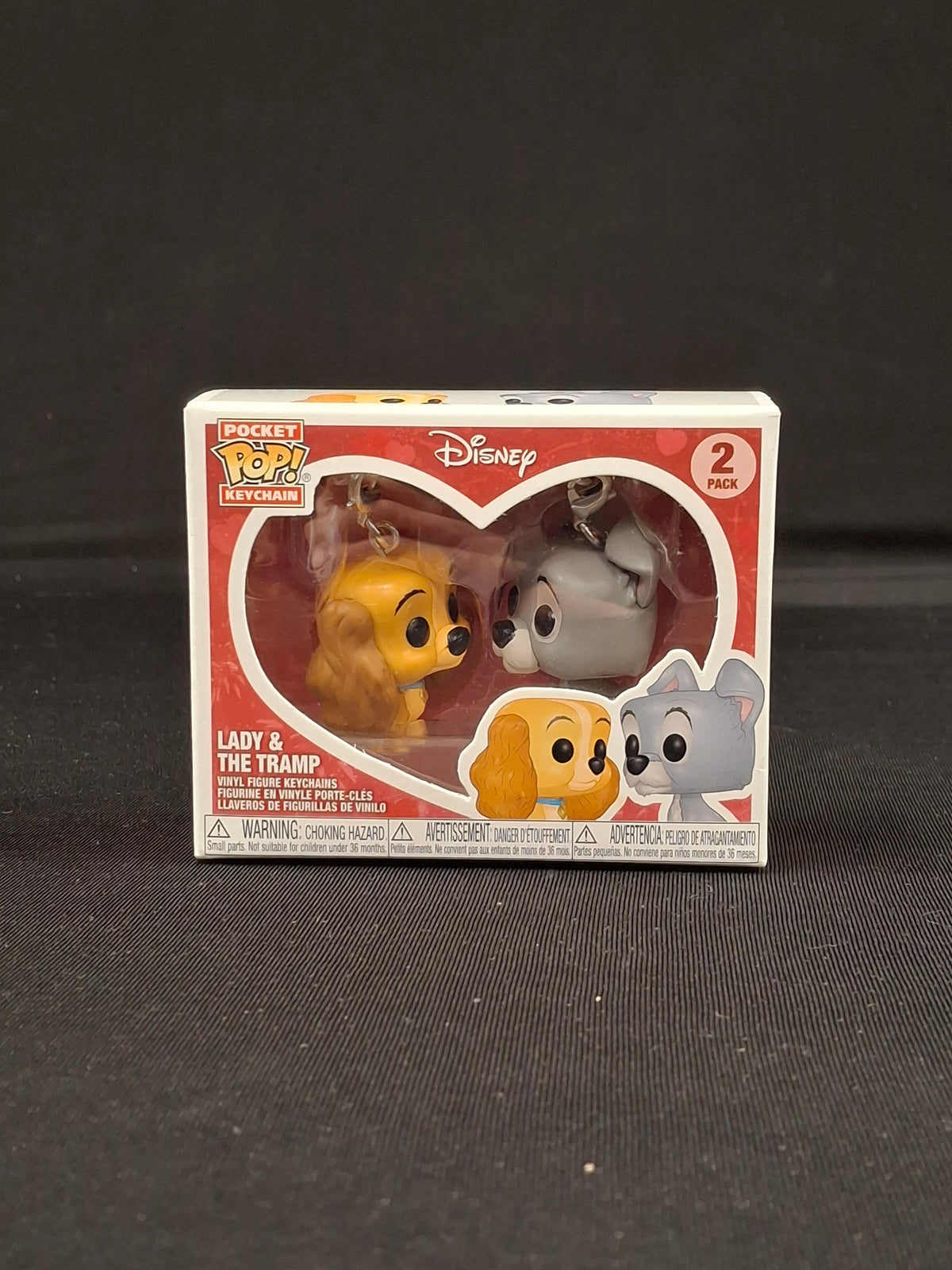 Pocket Pop Keychain - Lady & The Tramp (Disney Exclusive)