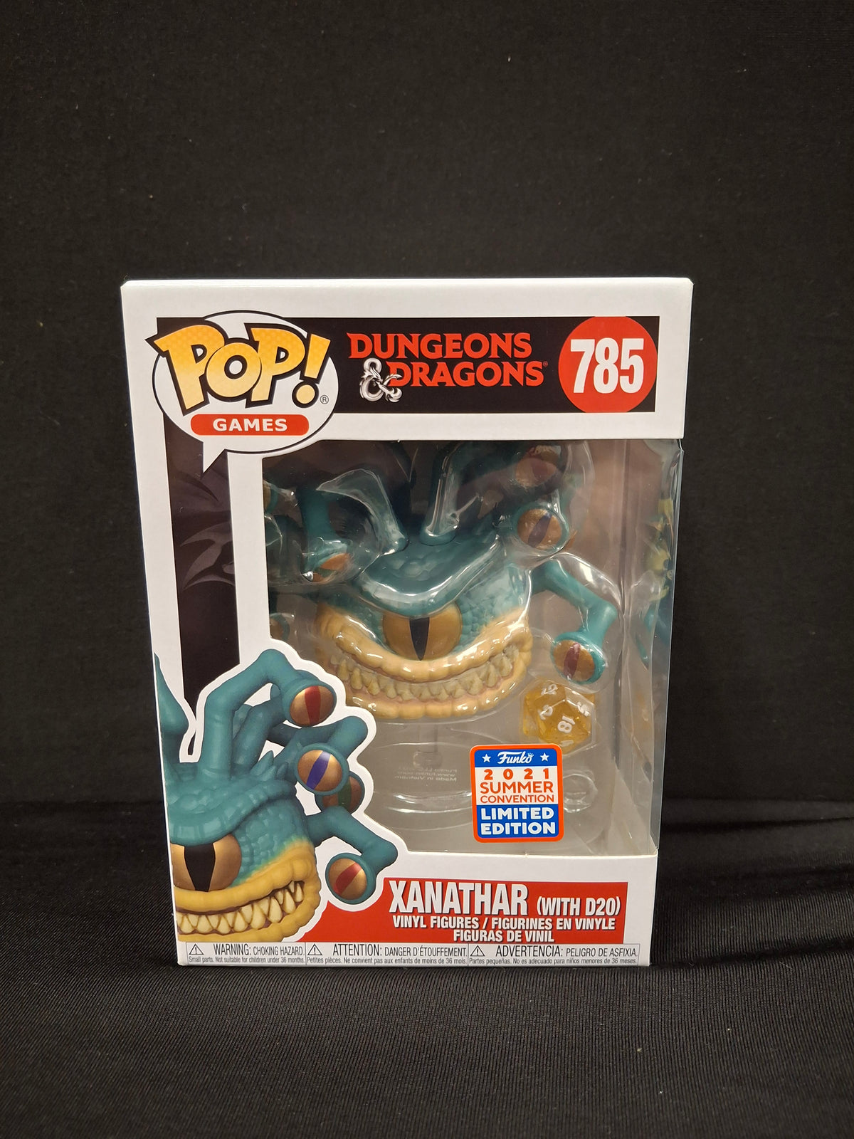 Funko Pop! Dungeons & Dragons Xanathar #785 With D20 2021 SC LE W/case JJ0230JW