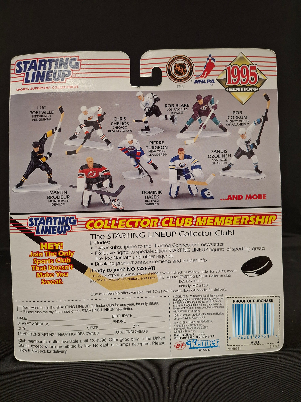 1995 Starting Lineup - Brett Hull