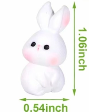 Magic The Gathering: Rabbit Token Miniature (Random Style)