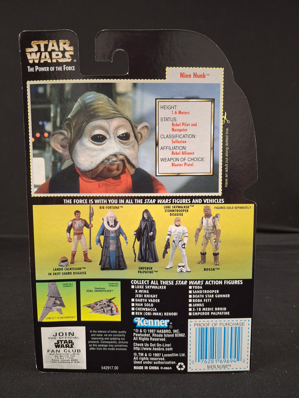Star Wars the Power of the Force - Nien Nunb (Collection 2)