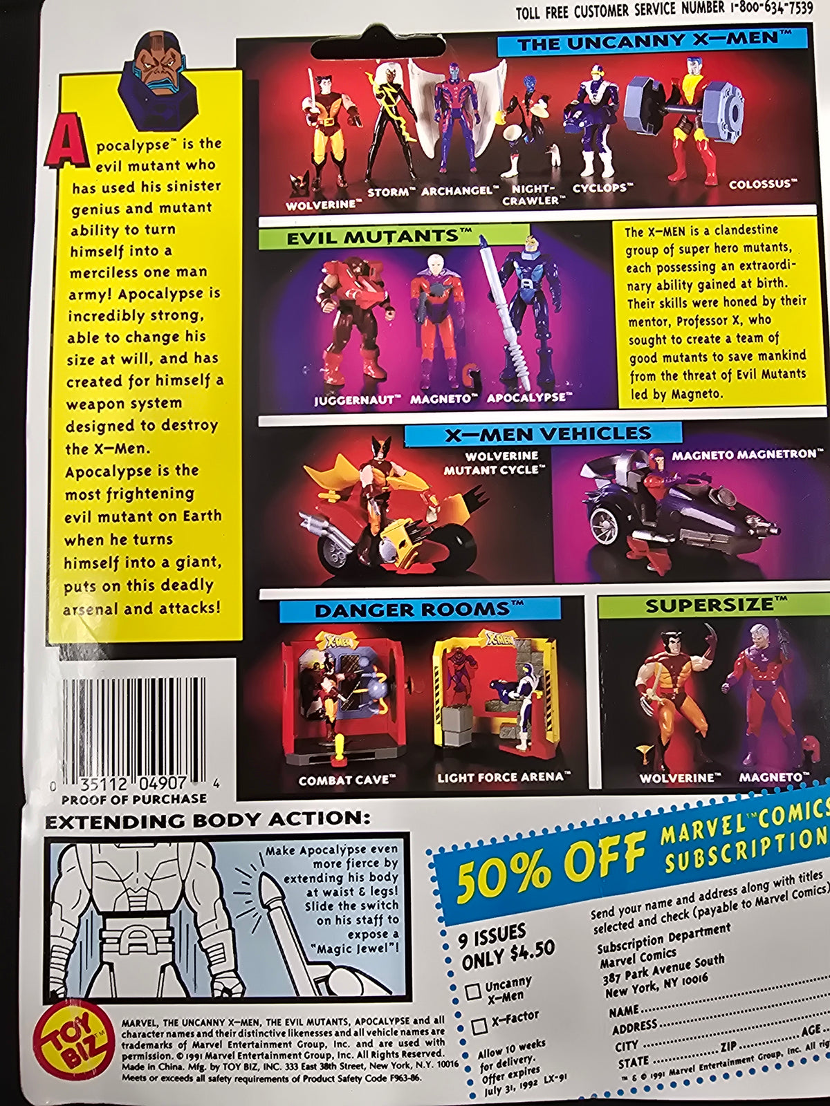 The Evil Mutants: The Uncanny X-Men - Extending Body