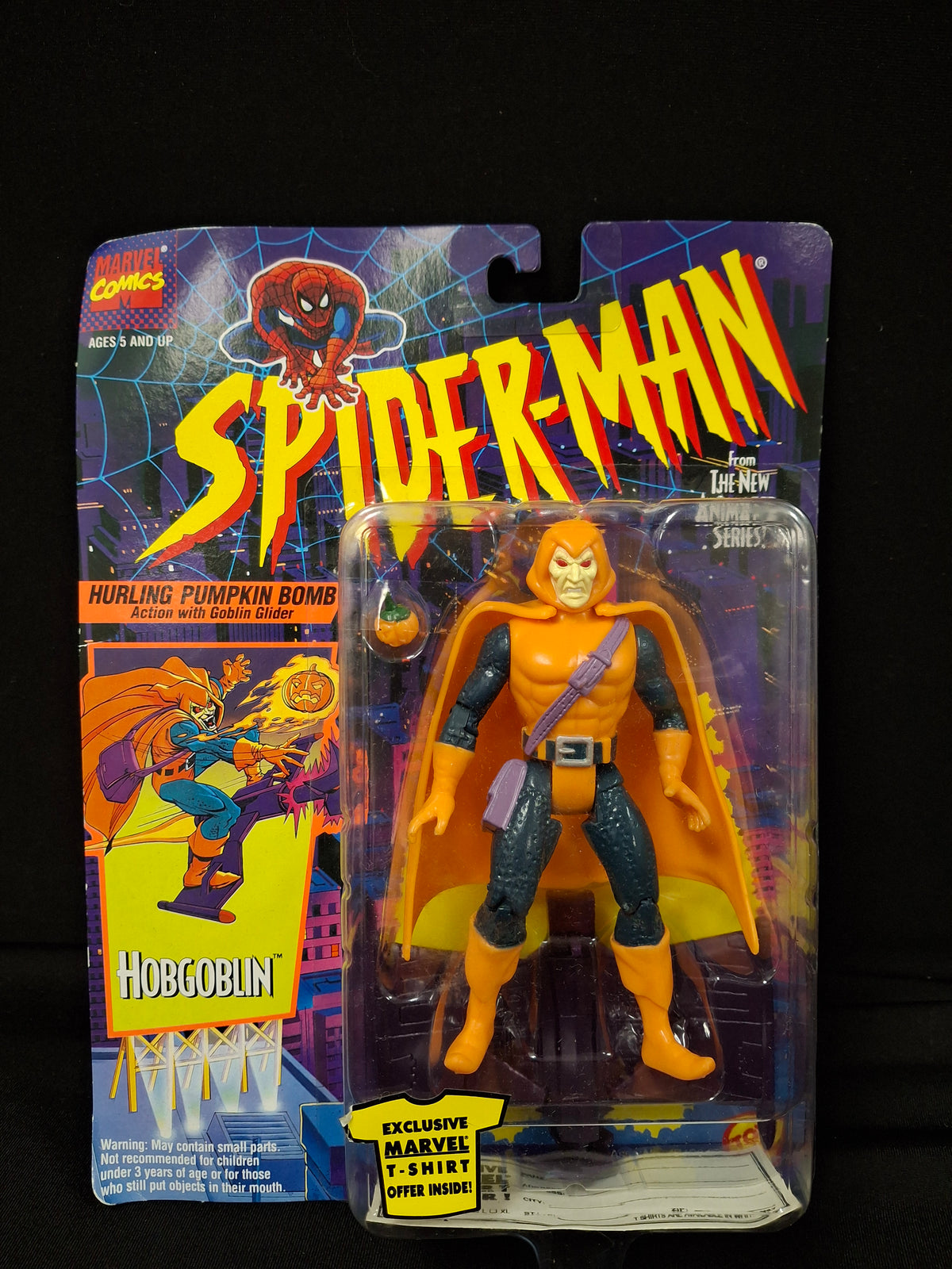 Spider-Man: Hobglobin- Hurling Pumpkin Bomb w/Goblin Glider Action Figure
