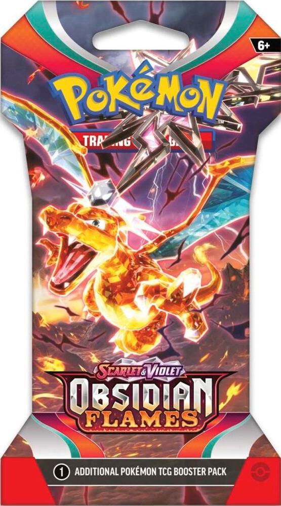 Pokemon: Obsidian Flame Sleeves Booster Pack