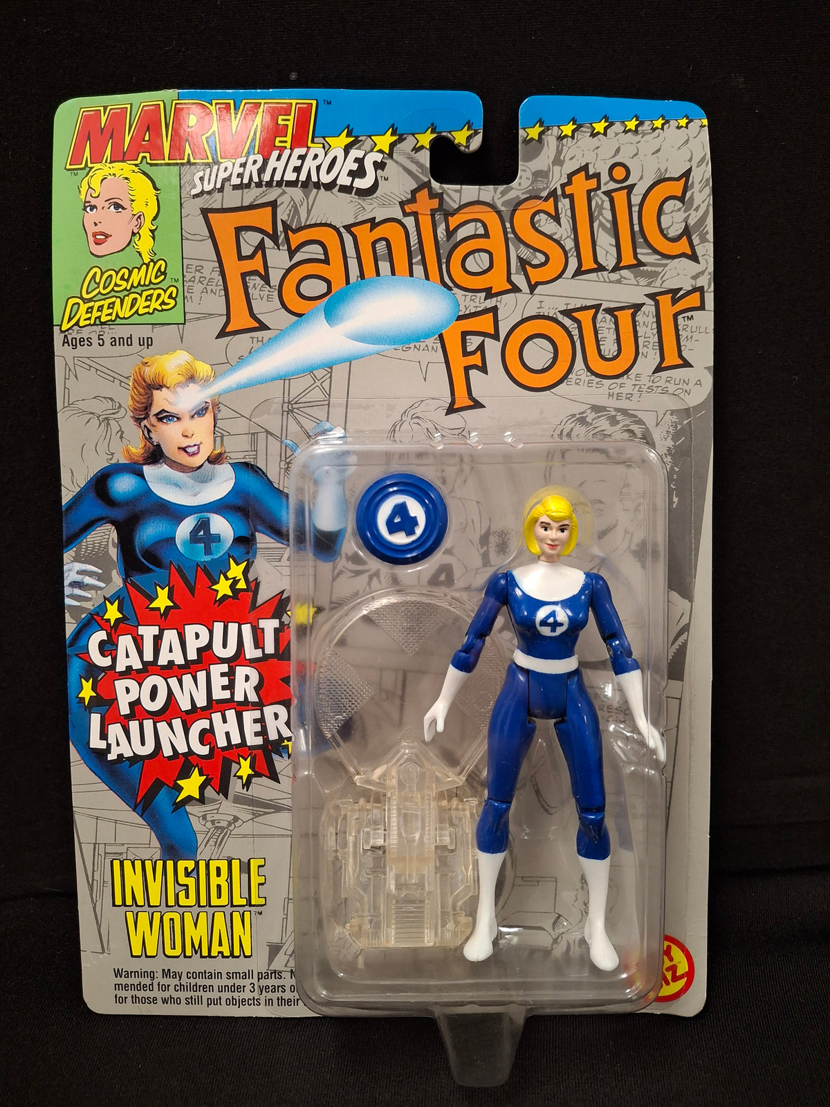 Vintage Marvel Superheroes Invisible Woman Fantastic 4 MOC Toybiz JJ-B-35