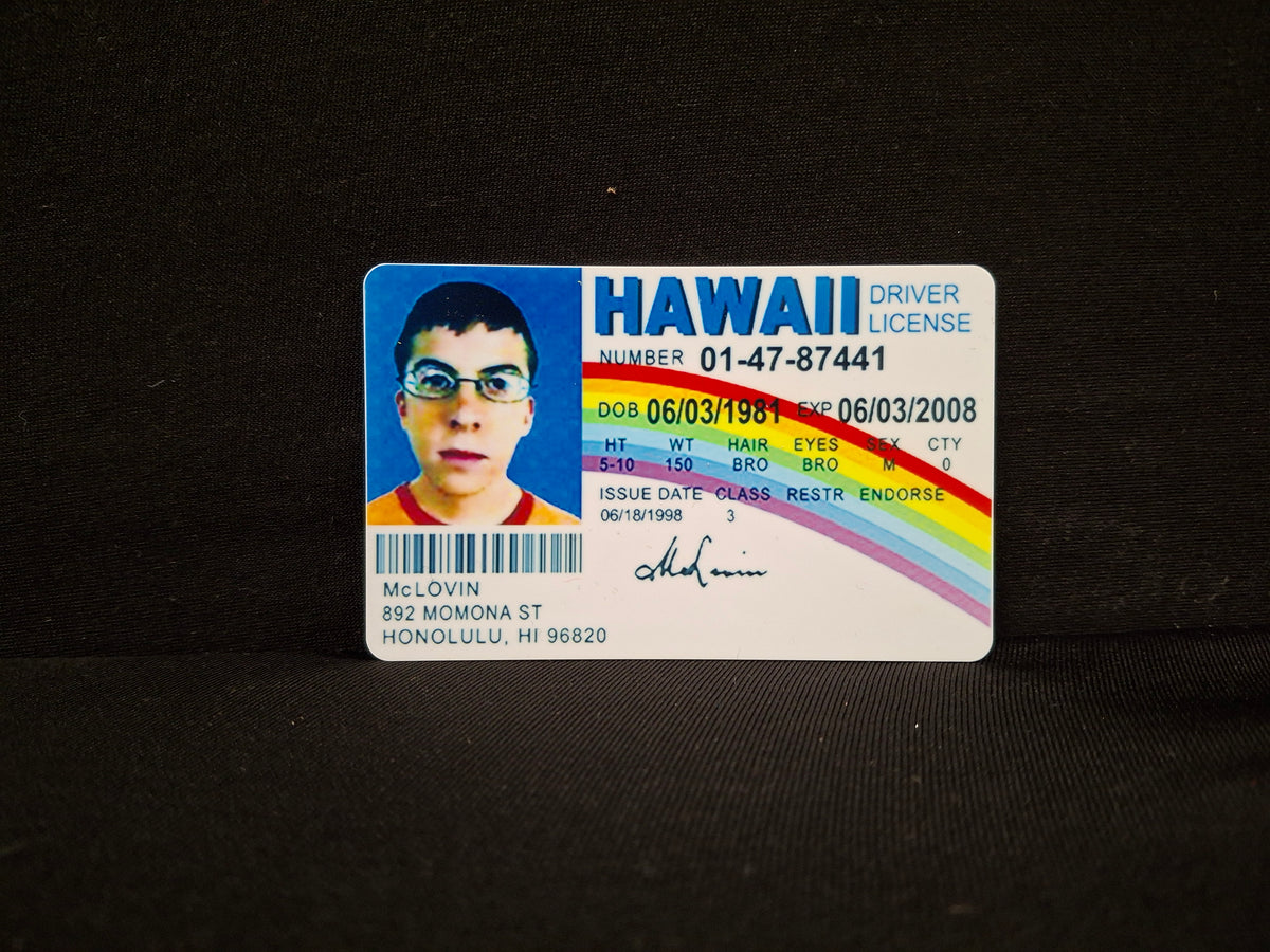 Replica Movie Collectible - McLOVIN Drivers License