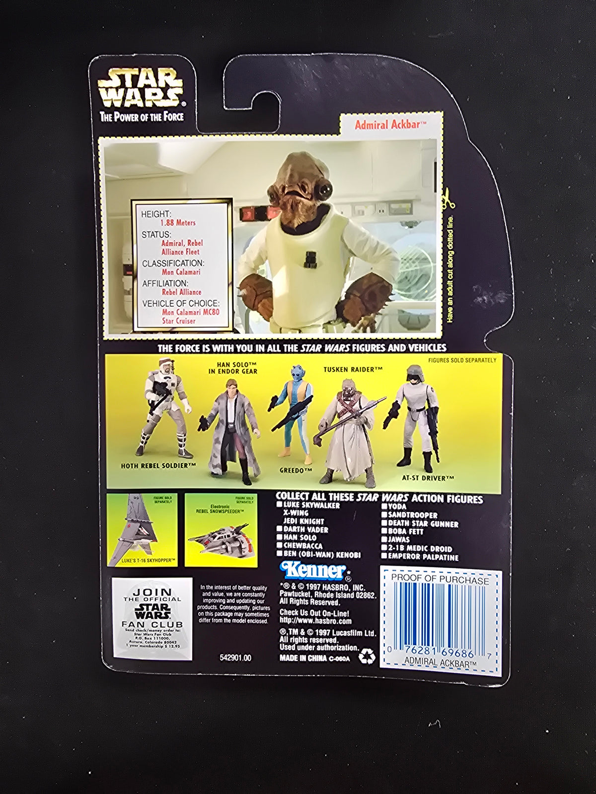 Star Wars Power of the Force - Admiral Ackbar (Collection 2)