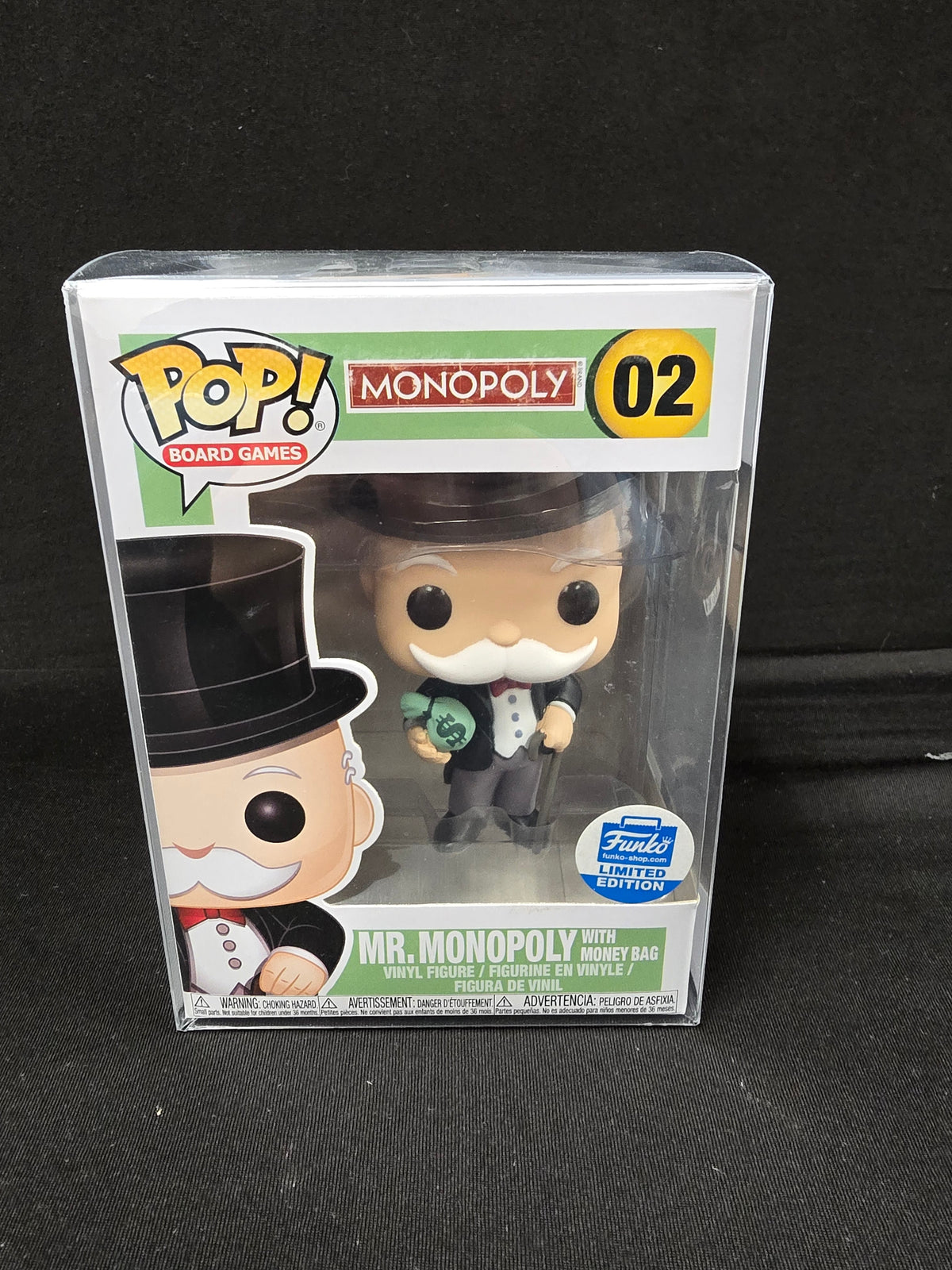Monopoly - Mr. Monopoly w/ Money Bag (Funko Shop Limited Edition)