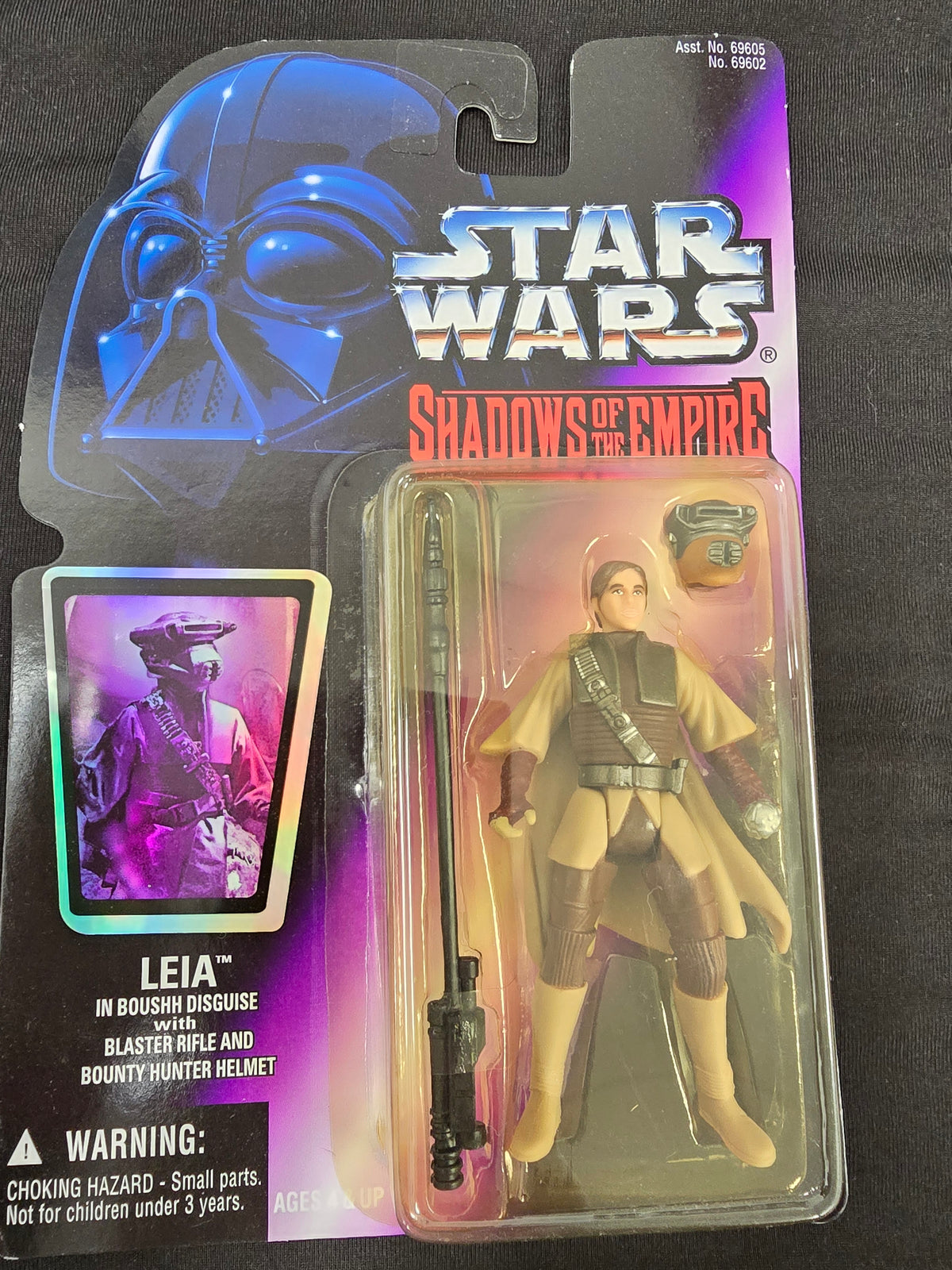 Star Wars Shadows of the Empire - Leia in Boushh Disguise w/ Blaster Rifle and Bounty Hunter Helmet