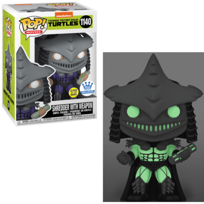 TMNT - Shredder With Weapon (Glow in the Dark) (Funko Exclusive)