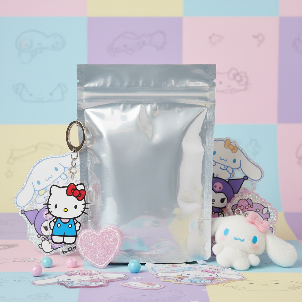 Sanrio Mystery Bag - Silver Metallic