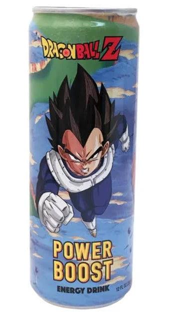DRAGON BALL Z POWER BOOST ENERGY DRINK 12 OZ CAN