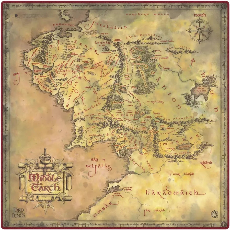 ULTIMATE GUARD: LORD OF THE RINGS: PLACES OF MIDDLE EARTH: PLAYMAT 60: PLACES OF MIDDLE-EARTH XL