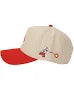 Super Mario Fire Mario Red and Tan Snapback Hat