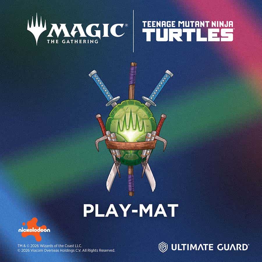 Ultimate Guard: Magic The Gathering: TMT Teenage Mutant Ninja Turtles: Play-Mat Green Rare