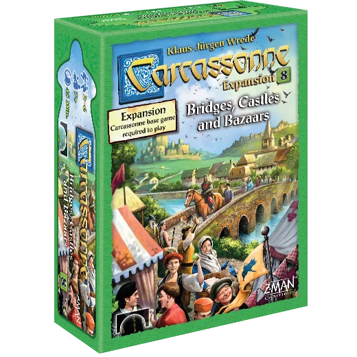 Carcassonne Expansion  8: Bridges, Castles, & Bazaars