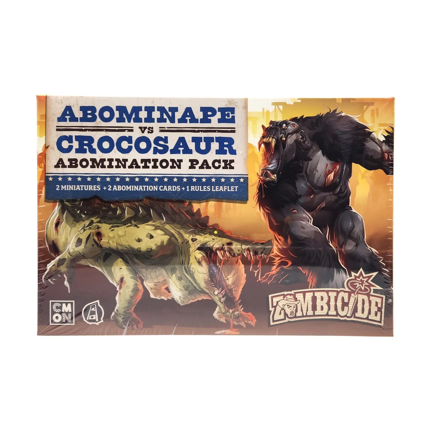 [USED] Zombicide: Abominape vs Crocosaur Abomination Pack